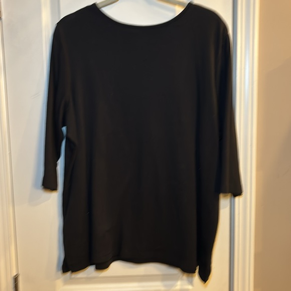 Quacker Factory Christmas Nativity top with embellishments size 1X - Picture 4 of 4